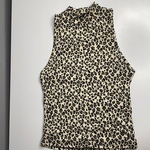 Leopard print top